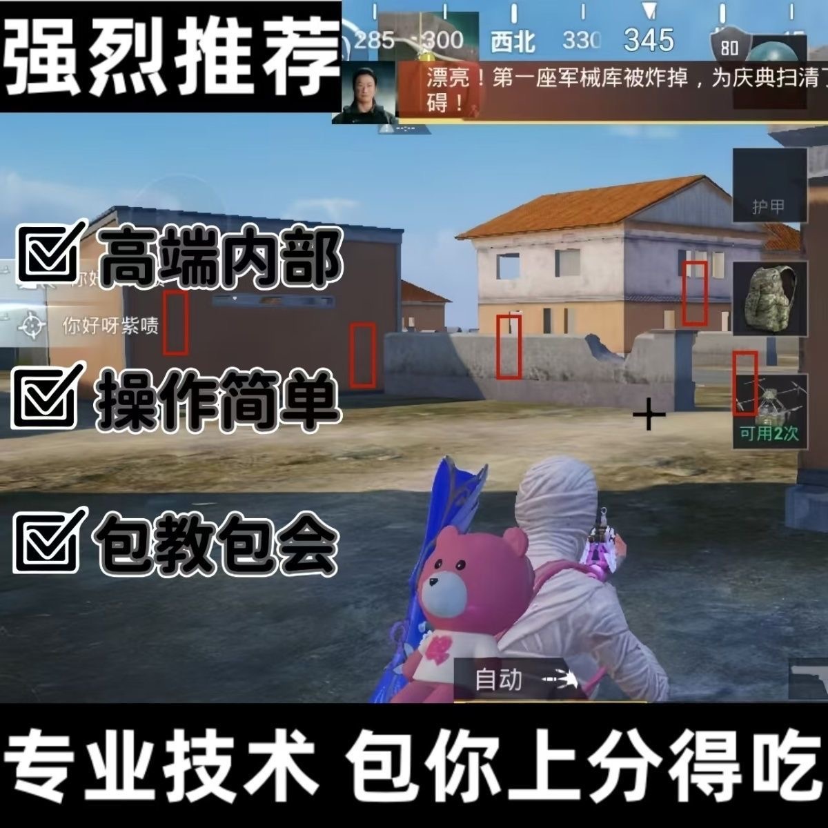 和平精英「毛豆原小灰灰」辅助