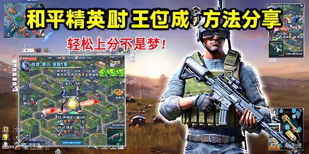 和平精英击败王达成方法分享，轻松上分不是梦！