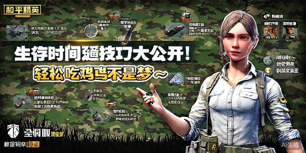 和平精英生存时间延长技巧大公开!轻松吃鸡不是梦~ 和平精英生存时间延长技巧大公开!轻松吃鸡不是梦~ - 和平精英辅助购买平台