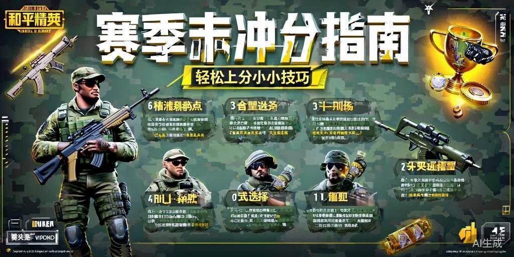 和平精英赛季末冲分指南，轻松上分的小技巧