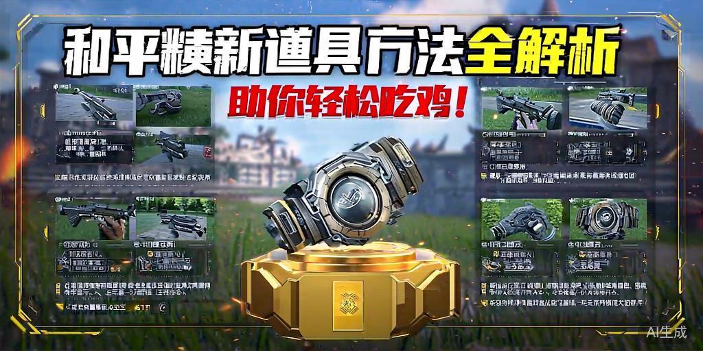 和平精英新道具用法全解析，助你轻松吃鸡！