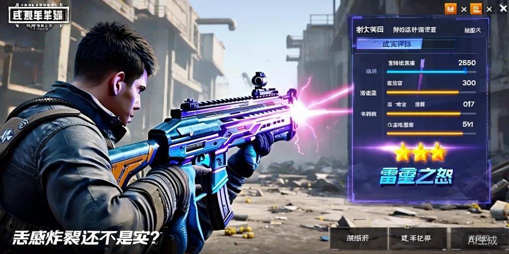 和平精英新武器「雷霆之怒」实战评测，手感炸裂还是华而不实？