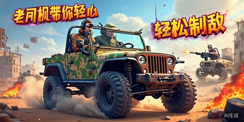 和平精英车辆战斗技巧，老司机带你轻松制敌！