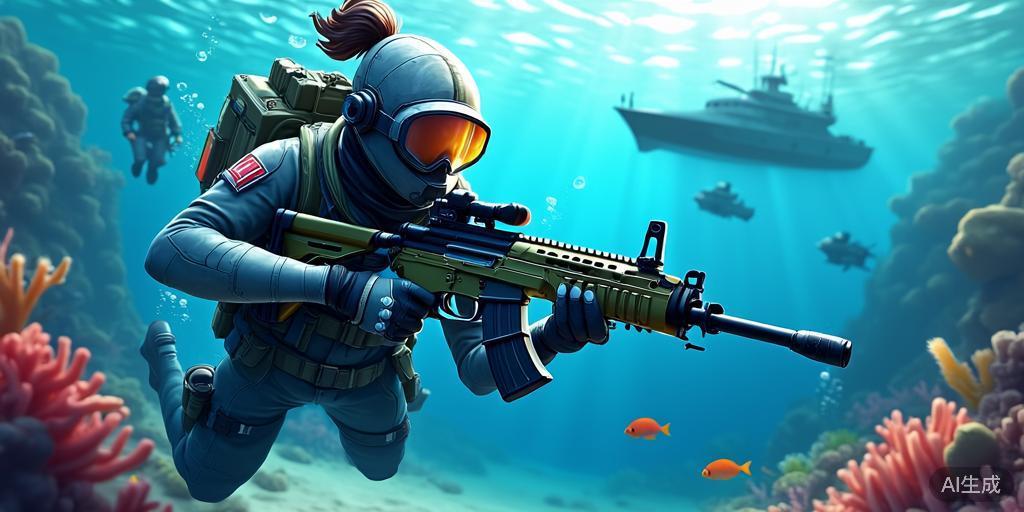 和平精英水下作战技巧，轻松制霸海底战场！