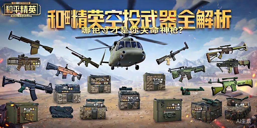 和平精英空投武器全解析，哪把才是你的天命神qiang？
