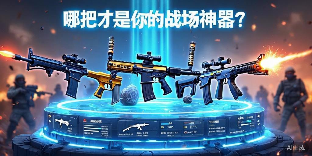 和平精英特效qiang深度评测，哪把才是你的战场神器？