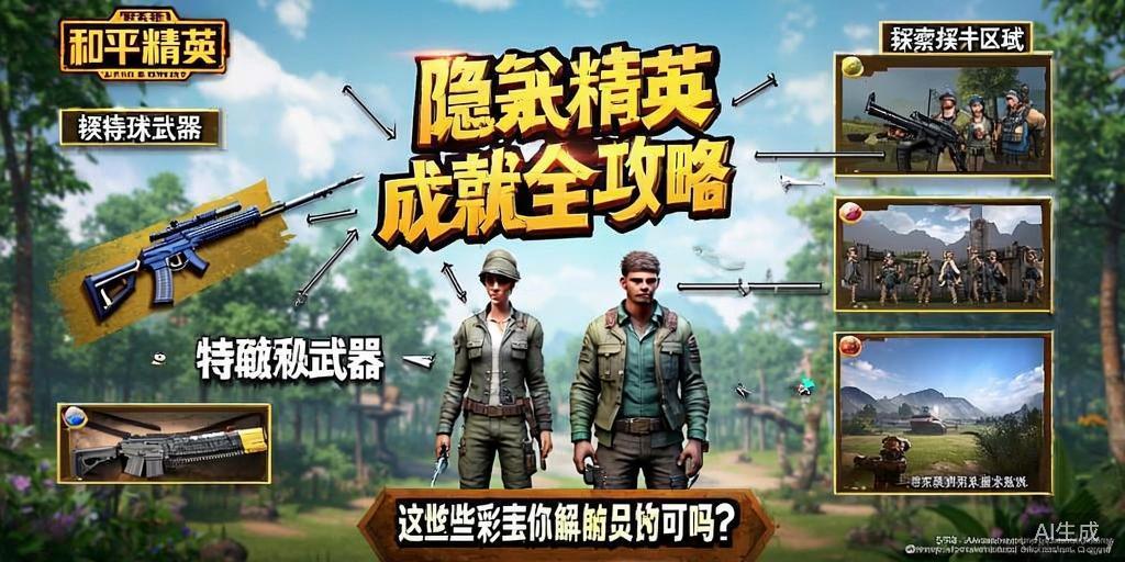 和平精英隐藏成就全攻略！这些彩蛋你解锁了吗？