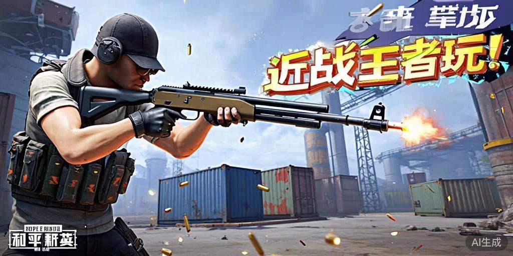 和平精英霰蛋qiang实战技巧，近战王者这样玩！