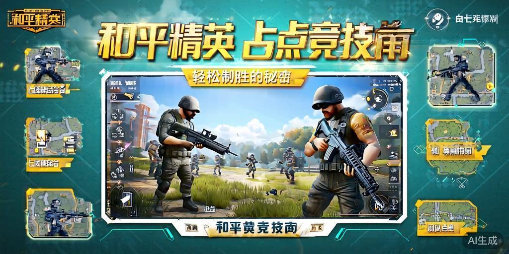 和平精英占点竞技指南，轻松制胜的秘诀