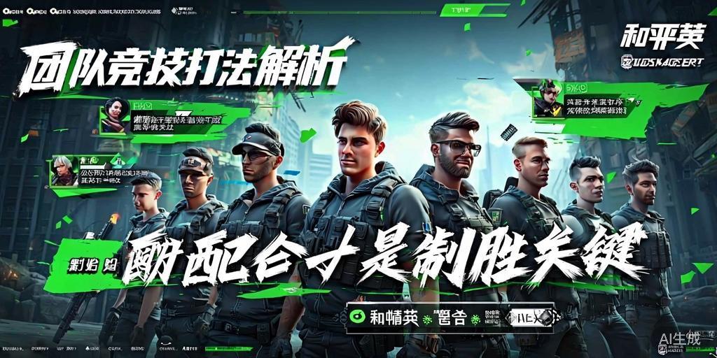 和平精英团队竞技打法解析，默契配合才是制胜关键