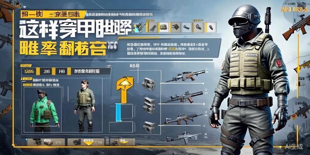 和平精英防具选择指南，这样穿甲胜率翻倍！